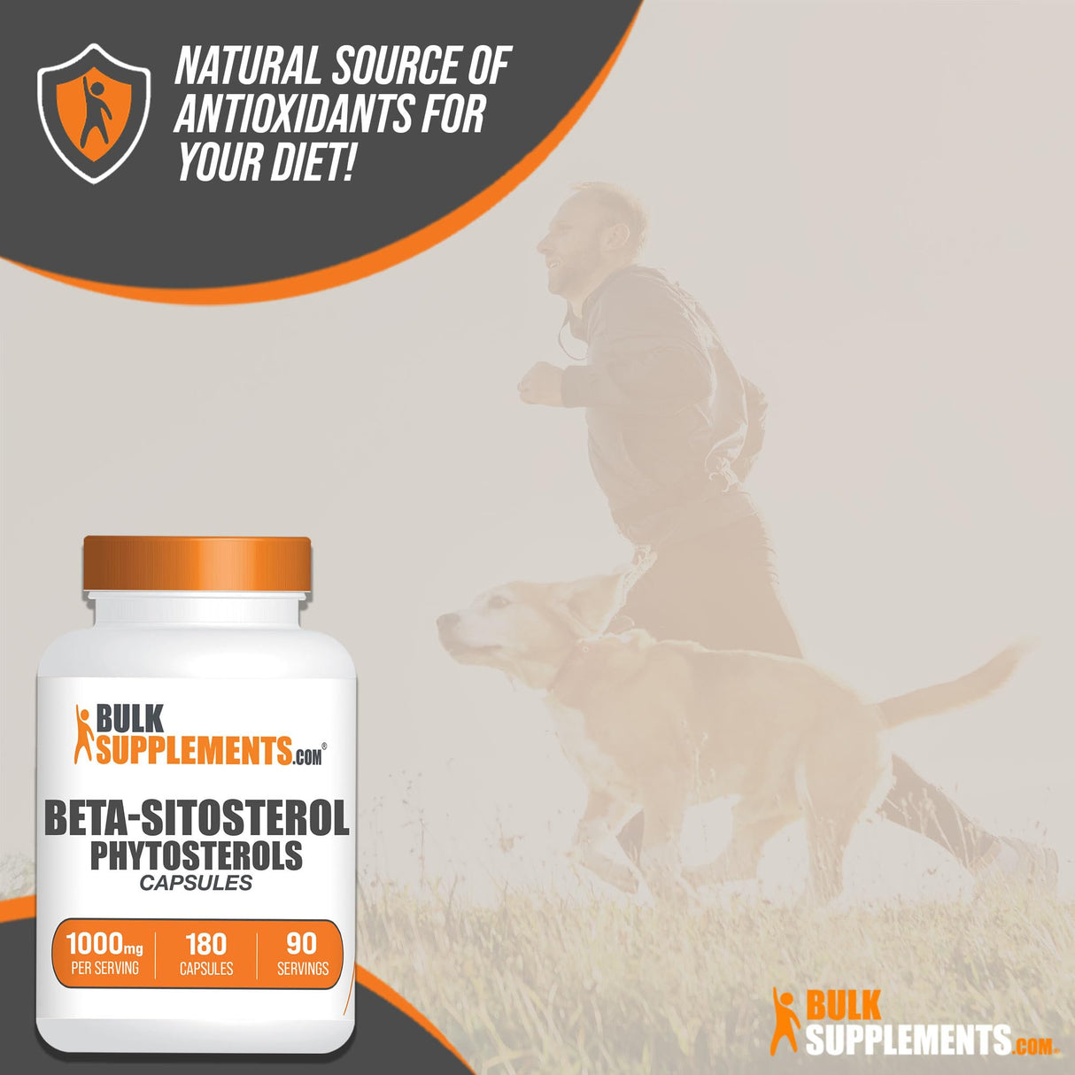 BulkSupplements.com Phytosterols Capsules - Phytosterols Supplement, Beta Sitosterol Capsules, Phytosterol 1000mg - Gluten Free, 2 Capsules per Serving, 180 Capsules (Pack of 1)