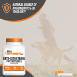 BulkSupplements.com Phytosterols Capsules - Phytosterols Supplement, Beta Sitosterol Capsules, Phytosterol 1000mg - Gluten Free, 2 Capsules per Serving, 180 Capsules (Pack of 1)