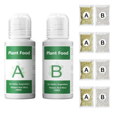 Hydroponics Nutrients (1000ml in Total), All Purpose Plant Food A & B, Hydroponics Supplies, Fertilizer for All Plants and Media, Hydroponics System Accessories for Vegetables Fruits Flowers Thrive