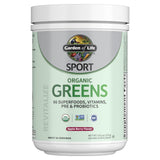 Garden of Life Sport Nutrition Greens and Superfoods Powder - Apple Berry, Organic Athletic Powder Blend with Fruits, Vitamins, Pre & Probiotics, Mushrooms Supplements, Vitamin K2, About 30 Servings