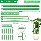 Moirsunt 6 Packs Tomato Cage for Garden, Up to 48Inch Plant Support Stakes