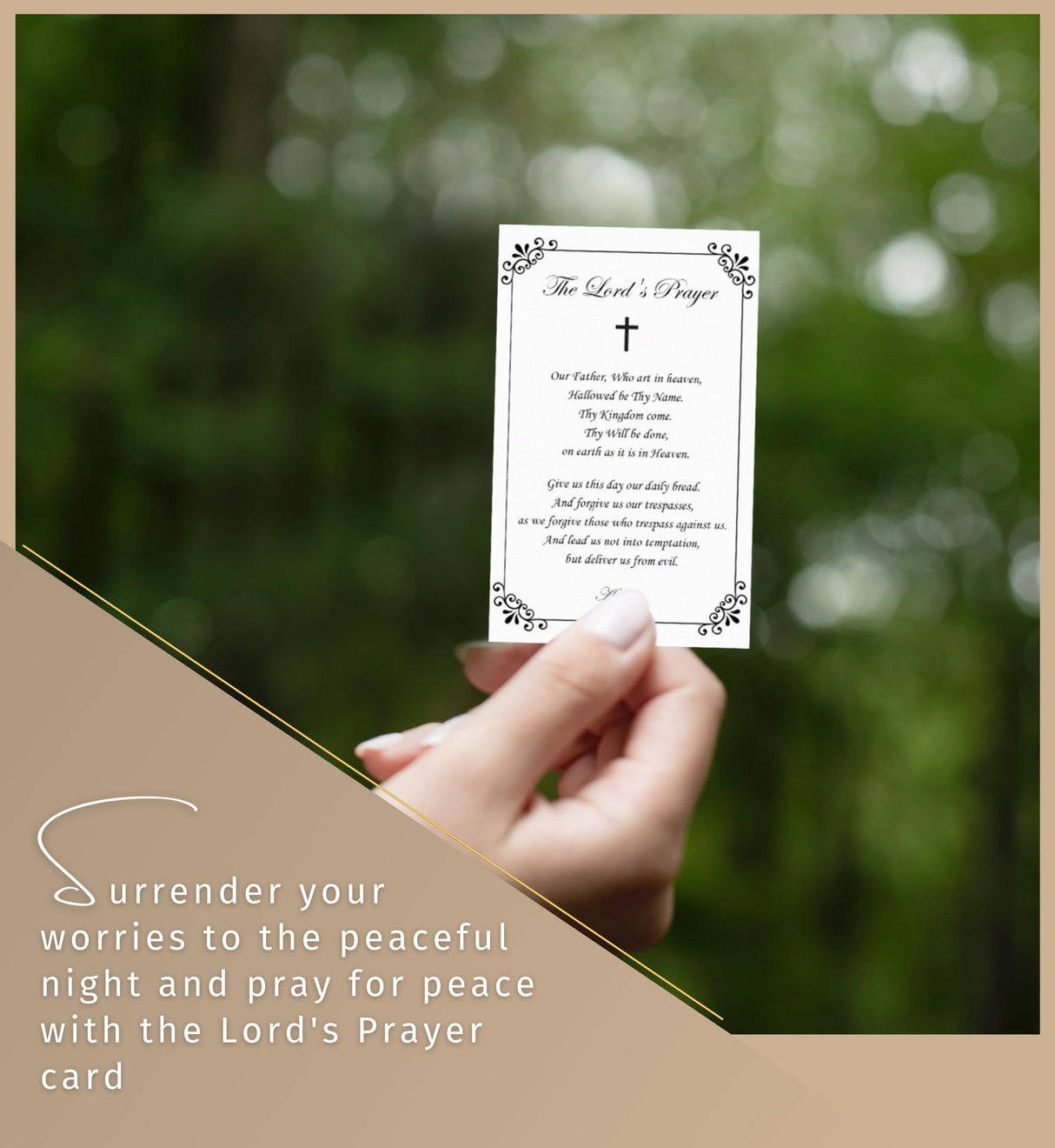 St Dymphna Bracelet - Saint Dymphna Prayer Card, The Lord's Prayer Card - Stretchable Round Saint Dymphna Bracelet with Purple and Amethyst Beads - St.Dymphna Bracelet and Cards Set of 3 Items