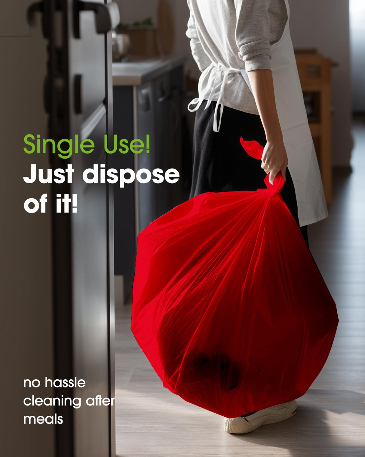 Pureegg Plastic Table Cloth Disposable 10 Pack, 54 x 108 Inch Table Cloths, Valentines Day, Thanksgiving, Christmas Decorations, Fall Tablecloths, Rectangle, Plastic Cover, Leakproof & Sturdy, Red