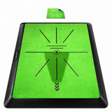 COSPOPTIC Golf Hitting Mat with Swing Path Feedback, Heavy-Duty Rubber Base Anti-Slip Golf Training Mat, Extra Replaceable Surface, Portable Practice Mat for Home Office Garage Yard Indoor Outdoor