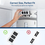 TEEHAY PWF-1 FPPWFU01 Water Filter & PureAir Ultra II PAULTRA2 Air Filter Combo, Compatible with Frigidaire FRIGCOMBO13, FRSS26L3AF, FRSS2333AS, FRSC2333AS, FRSS2323AB, 1 Combo