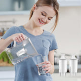 BREAUILL Water Filter Replacement Compatible with Brita Water Filter, Pitchers, Classic, OB03, Mavea,10700, 35557, Pitcher Water Filter by BREAUILL, New Upgraded Reduce TDS, Chlorine (3PCS)