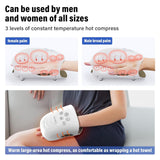 cotsoco Hand Massager with Heat and Compression for Arthritis and Carpal Tunnel, Birthday Gifts for Women Mom Men,White, Gift for Birthday