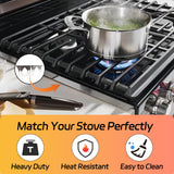 Stainless Steel Stove Counter Gap Cover (2 Pack), Oven Gap Filler, Stove Gap Filler for Kitchen, Range Trim Kit, Easy Clean with Heat Resistant, Adjustable Length 13.8” to 27.6” 1