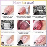 Biutee Nail Stamping Plates Set 15PCS Nail Stamping Kit with Nail Stamper