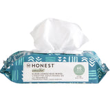 The Honest Company Clean Conscious Multi-Use Wipes | Hypoallergenic + Unscented for Sensitive Skin | Over 99% Water, Compostable, Plant Based, Baby Wipes | Rose Blossom, 288 Count