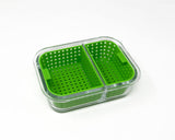 Dual Dunk Iso Soak Cleaning Station (Small, Black)