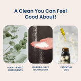 Truly Free Laundry Detergent for Sensitive Skin | Gentle & Safe for Baby Clothes | Plant-Based | 6 Pack Refill Powder | Easy to Dissolve to Create a Liquid | Signature Scent (300 Loads)