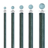 EcoStake, 72inch Garden Stakes for Plants Tree Stakes Fence Post Fiberglass Rod 6 Feet, 50 Packs, 3/8-Inch Dia