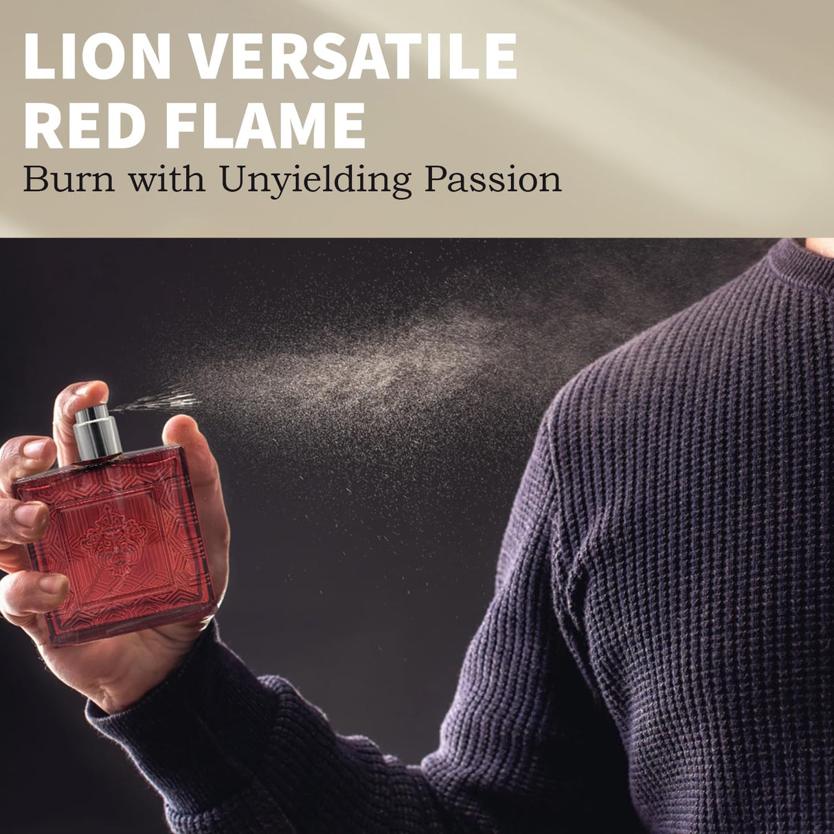 Lion Versatile Cologne for Men (3.4oz/100ml x 5pcs) Fragrance Gift Set for Men - Aromatic, Floral, Oriental & Woody Notes - Individually Boxed, Eau De Toilette (Pack of 5)