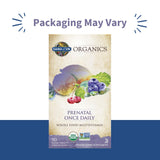 Garden of Life Prenatal Vitamins for Women, Organics Folate for Energy & Healthy Fetal Development,Non-constipating Iron,Vitamin C, B6, B12, D3,Non-GMO,Gluten-Free, Vegan, 90 Day Supply (Pack of 2)