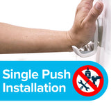SlipX Solutions Power Lock Suction Cup Hook, Razor Holder & Phone Cradle (Perfect for Shower & Mirror, Holds 11 lbs, 2 Pack)