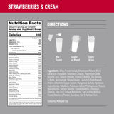 Isopure Zero Carb 100% Pure Whey Isolate Protein Powder, Lactose Free, Gluten Free, With Vitamins, Strawberries & Cream, 25g Protein Per Serving, 7.5 Lbs, 110 Servings (Packaging May Vary)