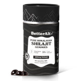 Better Alt Pure Himalayan Shilajit Gummies with 100% Shilajit |High Potency Gold Grade| 60 Gummies for Energy Boost & Immune Support, 75%+ Fulvic Acid| Travel Friendly - Tamarind Flavor