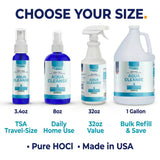 Hyvia Health AquaCleanse Hypochlorous Acid 1 Gallon - Bulk All-Purpose Cleaner with HOCL, All-Natural Surface Cleaning Solution - Safe For Kids, Pets, & Daily Use | Clear Spray Made In USA | Refill