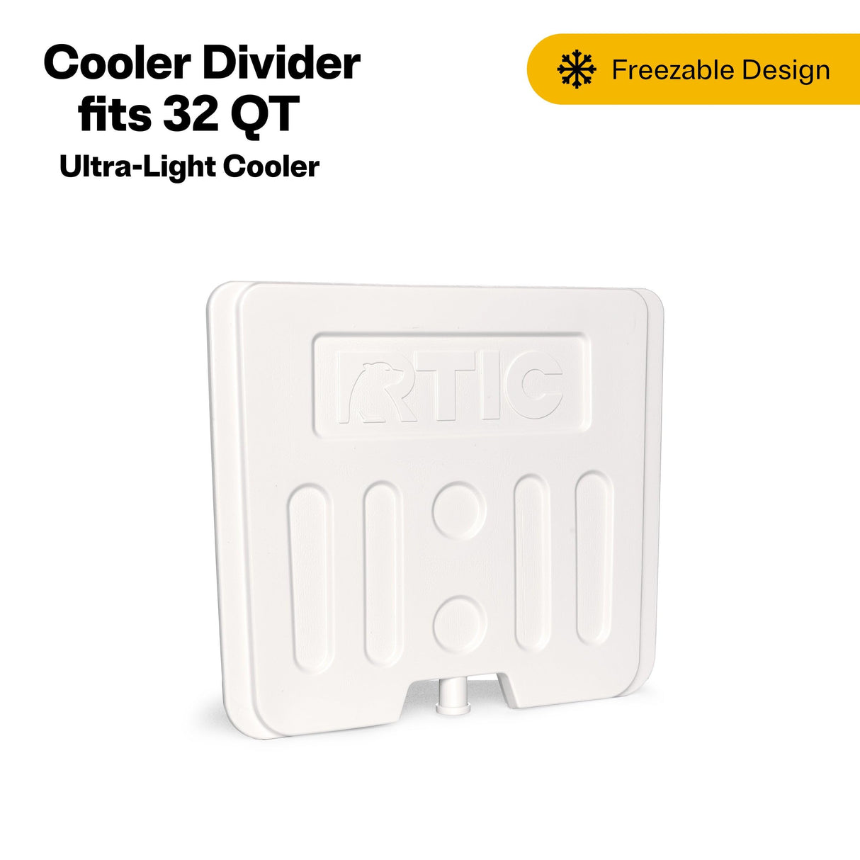 RTIC Cooler Divider for Hard Coolers, Cooler Accessories Perfect for Outdoors, Camping and Travel, Insert to Keep Contents Divided for Organization, 32 QT