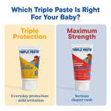 Triple Paste 3X Max Strength Diaper Rash Ointment, 40% Zinc Oxide, 6 oz