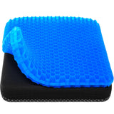 Gel Seat Cushion, Cooling seat Cushion (Super Large & Thick), Breathable Honeycomb Design Absorbs Pressure Points Seat Cushion, Gel Cushion for Office Chair, Home Car seat Cushion for Wheelchair