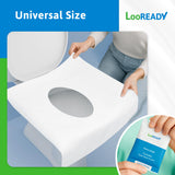 Toilet Seat Covers Disposable Flushable - Extra Large (18 x 22”) - Super Thick, Individually Wrapped Toilet Seat Cover for Travel & Public Bathroom - Premium Quality, Convenient and Hygienic (30 Pack)
