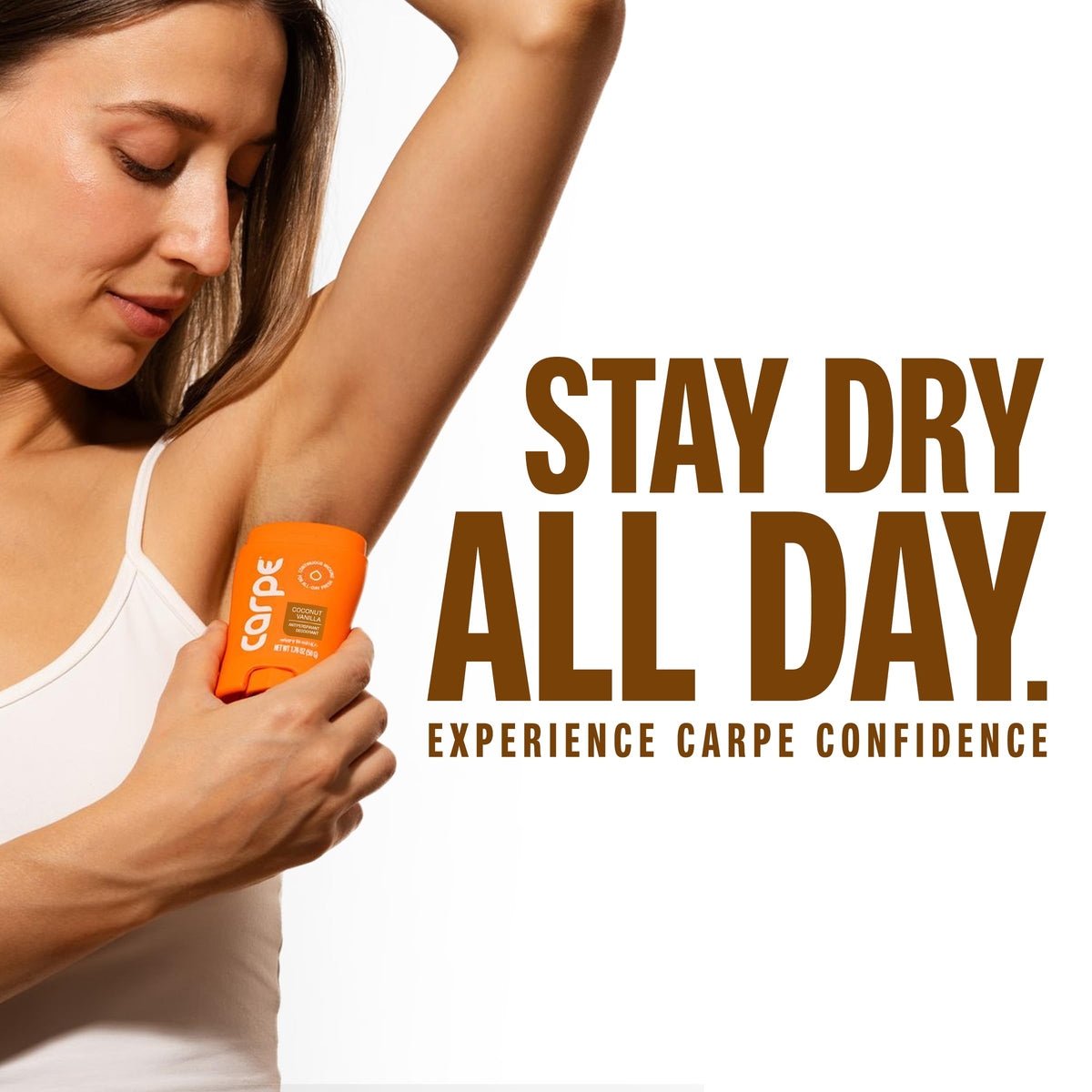 Carpe 100-Hour Antiperspirant Deodorant for Women - Coconut Vanilla