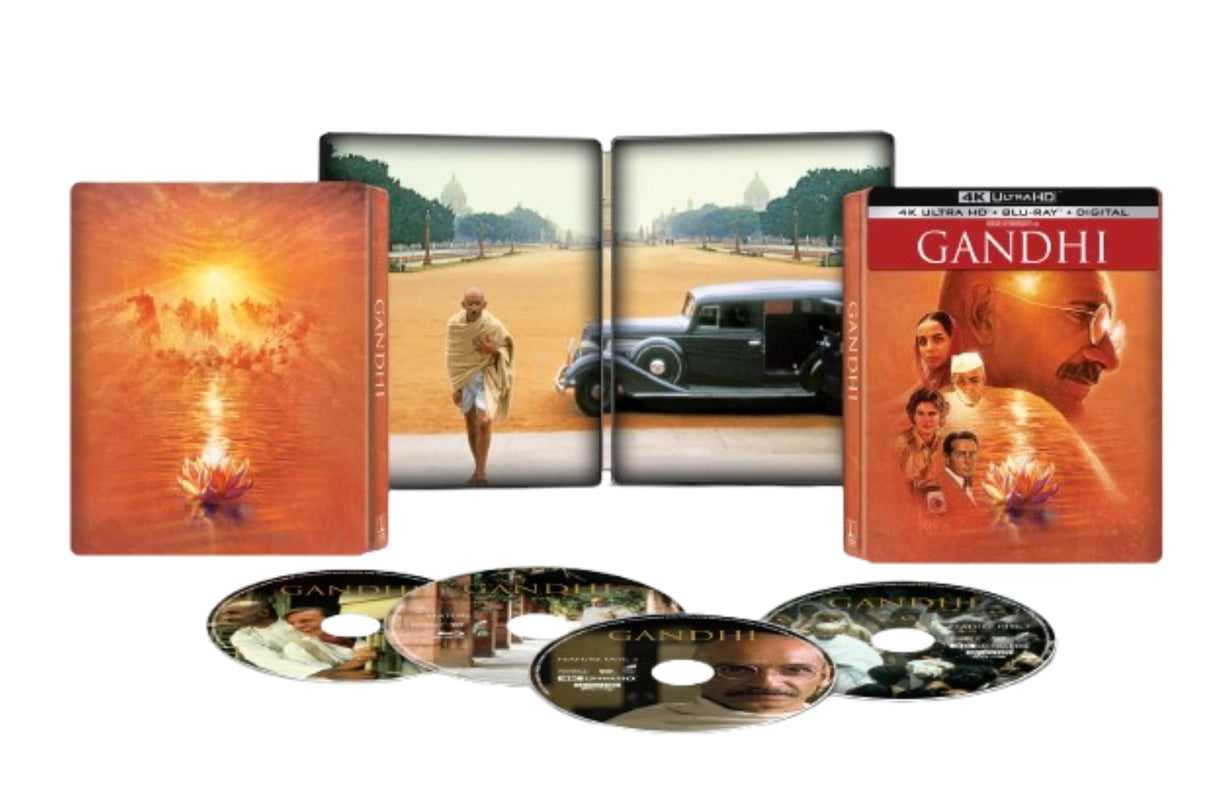 Gandhi (4K Ultra HD + Blu-ray + Digital SteelBook) [4K UHD]