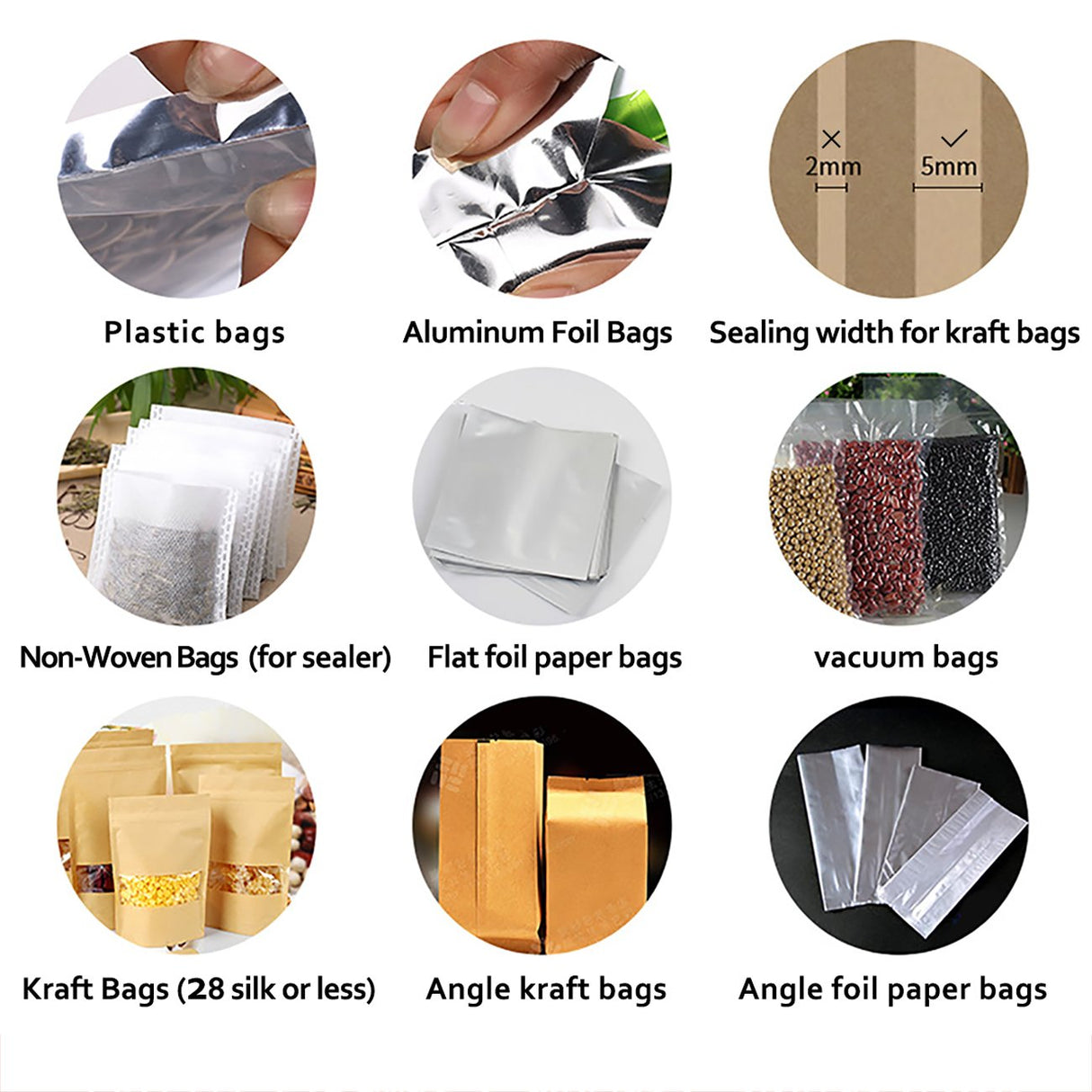 LinsnField Sealer Pro, Patented 16inch Impulse Heat Bag Sealer, 5mm Sealing Width Poly Bag Seal Machine, 2 Replacement Kits 1 Extra Fuse Included, Black