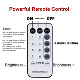 Dazzle Bright Christmas Tree Lights, 448 LED Waterfall Tree Topper Lights with Remote & 8 Lighting Modes, 8.2FT X 16 Lines Christmas Light for Indoor Outdoor Yard Party Xmas Decoration (Warm White)