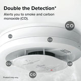 Kidde Smart Smoke and Carbon Monoxide Detector, Ring App Enabled for Real-Time Notifications, Wire-Free Interconnectivity, AA Battery Powered