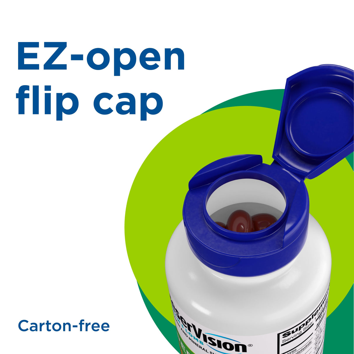 PreserVision AREDS 2 Eye Vitamin & Mineral Supplement with OCUSorb, 120 Vegan Soft Gels, Contains Lutein, Zeaxanthin, Vitamin C & E, Zinc, & Copper, Eye Health Supplements for Adults