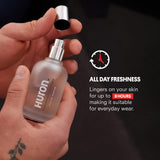 Huron Eau de Parfum - Everyday Fragrance for Men - Clean & Woody Scent of Sandalwood, Black Pepper, Cedarwood, & Amber - Long Lasting Men's Cologne - Safe, Clean Ingredients - 1.7 Fl. Oz.