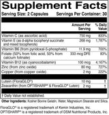 MacularProtect AREDS 2 Formula – Eye Health Vitamin and Mineral Supplement with Lutein, Zeaxanthin, and B Vitamins (B6, B12, and Folate) for Extra Macular Support – 60 Capsules