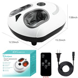 Wedpun Foot Massager with Heat Shiatsu Foot Massager with Remote Deep Relief for Tired Muscles Electric Feet Massage Machine for Home and Office Gifts for Mom Dad White