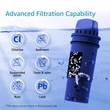 AQUA CREST CF10A Water Filter Replacement for Pur® Plus Pitcher Water Filter, CRF950Z, PPF951K, PPF900Z, PPT700, PPT111, CR1100, DS1800 and All Pur® Pitchers and Dispensers, NSF Certified, 4 Pack
