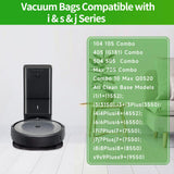 VBN 12 Pack Replacement Roomba Vacuum Bags, Compatible with iRobot Roomba 104 105 405 504 505 705 Combo 10 Max, i7+ i3+ i4+ i6+ i8+ j7+ s9+, i s j Series, All Clean Base Automatic Dirt Disposal Bags