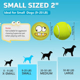 HDSX Squeaky Dog Toys Soft Latex Rubber Squeaky Dog Balls for Puppy Small Pet Dogs (8 Pack) (Round Balls)
