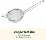 Cuisinart Mesh Strainers, Stainless Steel, Dishwasher Safe, 3-Count