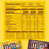 M&M'S Milk Chocolate Candy, Bulk Candy Variety Pack, Full Size, Pack of 18