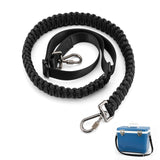 Paracord Strap Compatible with Engel Cooler, 2-Point Paracord Sling, with Metal Clips and Swivels, Adjustable Length, Long-Lasting Comfort for Extended Wear, Ideal for Outdoor and Camping, Black