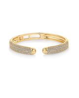 PAVOI Cuff Bracelet Set, 14K Gold Plated, Yellow Gold