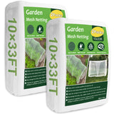 NONMON Garden Netting, 2 Pack 10x33FT Ultra Fine Mesh Insect Netting