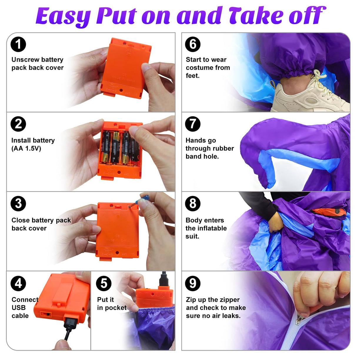 Danxilu Inflatable Costume Adult Full Body Blow Up Octopus Costume Animal Cosplay Men Women Funny Inflatable Halloween Costume Theme Party Christmas Birthday Holiday