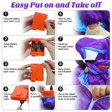 Danxilu Inflatable Costume Adult Full Body Blow Up Octopus Costume Animal Cosplay Men Women Funny Inflatable Halloween Costume Theme Party Christmas Birthday Holiday