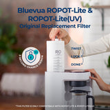 Bluevua Reverse Osmosis System Countertop RO100ROPOT-Lite Replacement Filter