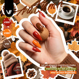 VANREESA 60 Pcs Gel Nail Polish Set, 55 Colors Gel Polish with Base Coat & 4 Effects Top Coat Full-Color Nail Polish Set All Seasons Nail Kit Gifts for Women Girls Nail Salon at Home