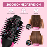 Hair Dryer Brush Negative Ion Anti-frizz Hot Air Volumizer, Hair Dryer Brush, Styler, 110V-120V/220V-240V Dual Voltage, European and Travel Use