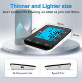 Accurate Digital BP Machine - Automatic Blood Pressure Monitor with XL Cuff (13-21") & M/L Cuff (9-17") for Big/Medium Arms, Large Backlit LCD Display, 360° Adjustable & Portable for Adults